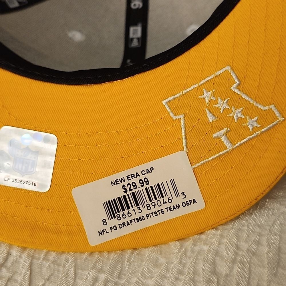 New Era 9FIFTY Pittsburgh Steelers Snapback - New - Picture 7 of 9